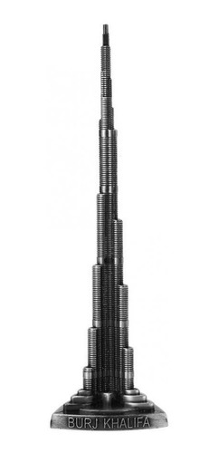 Torre Burj Khalifa 18cm De Metal Souvenir