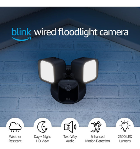 Camara De Seguridad Blink Con Reflectores Deteccion 3d