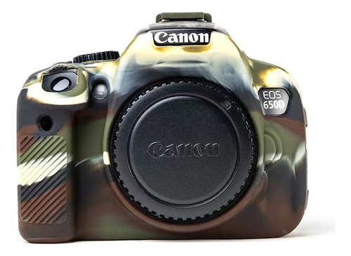 Funda De Cámara De Silicona Suave Para Canon Eos Rebel T4i