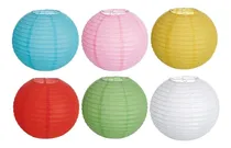 Comprar Kit 6 Luminárias Orientais 15 Cm Coloridas Para Eventos