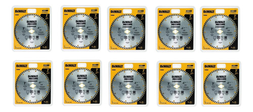 10 Discos Corte Diamante Turbo 7 '' Dewalt Dw47700hp