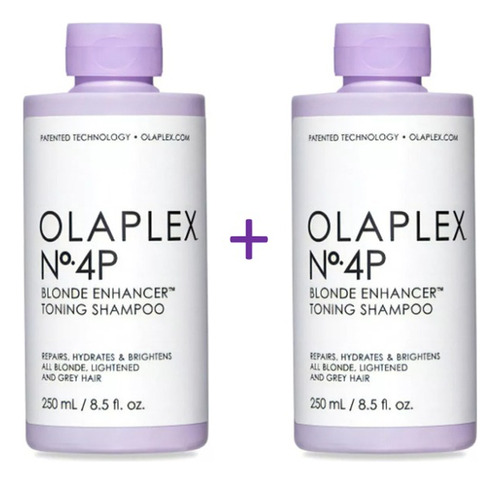 Olaplex Shampoo N0. 4p Blonde Enhancer 250ml Pack De 2