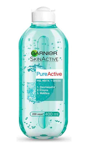 Agua Micelar Garnier Pure Active 400 Ml