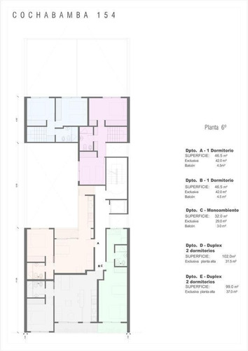 Imagen 6 de 6 de Cochabamba 154 - Departamento De Dos Dormitorio En Venta - Rosario