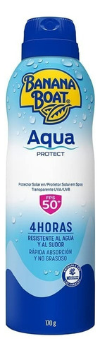 Protetor solar Banana Boat Aqua FPS 50 PROTETOR SOLAR em spray 1 unidade