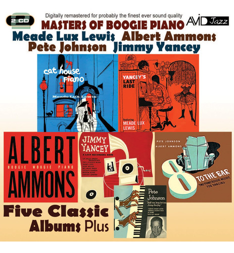 Cd: Maestros Del Boogie Piano: Cinco Álbumes Clásicos Más