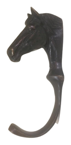 4 Peças Cabide Pendurador Gancho Cavalo Em Bronze Oxidado 