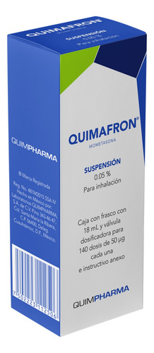 Mometasona 50 Mcg Inhalador 140 Dosis