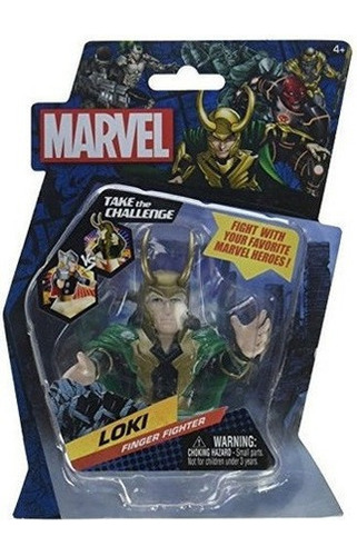 Marvel Loki Finger Fighter Figura De Accion