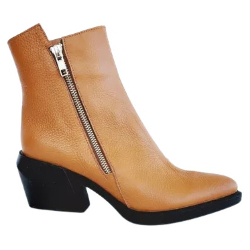 Botas Minka Cuero Vacuno Suela De Mujer