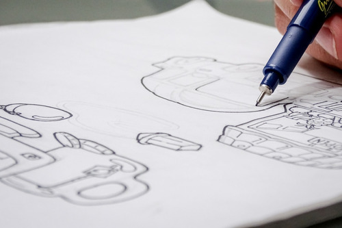 6 Estilografos Estilografo Estuche Arte Manga Sketch Técnico