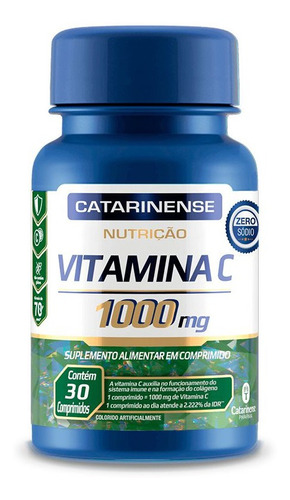 Kit 5 Vitamina C 1000mg Catarinense Pharma Com 30 Cápsulas