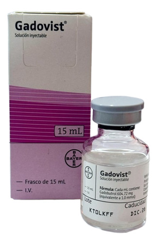 Medio De Contraste Gadovist 15 Ml