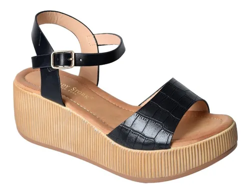 Sandalias Mujer Lady Stork Morgana Plataforma Liviana Comoda