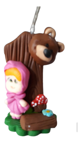 Vela Masha E O Urso 1 Ano Biscuit