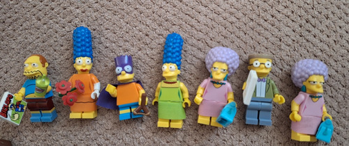 Lego Simpsons Coleccion 7 Figuras Originales