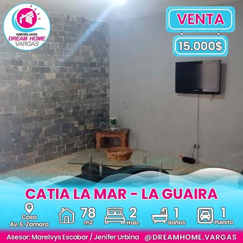 Imagen 1 de 5 de Casa En Venta Calle Ppal. Ezequiel Zamora, Catia La Mar La Guaira.
