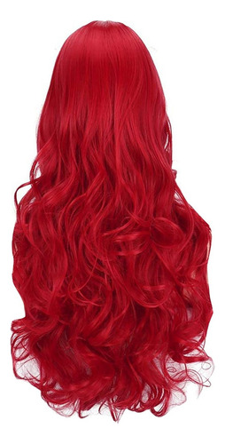 Mujer Rojo Micro Curl Sombrero Ondulado Peluca Curl Puede Se