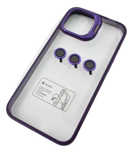 Funda Soporte Protector Lente Compatible Con iPhone 12promax