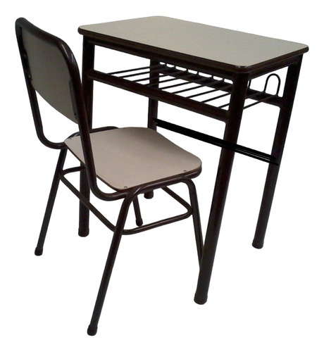 Conjunto Unipersonal Escolar Pupitre Y Silla Antigolpe Aj