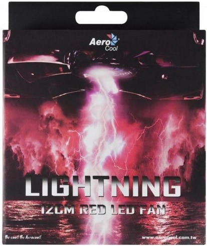 Imagem 3 de 5 de Cooler 120mm Fan Red Led Vermelho Aerocool Envios 24hs