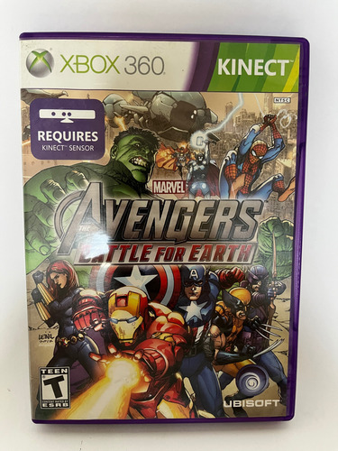 Marvel Avengers Battle For Earth Xbox 360 Kinect (Usado)