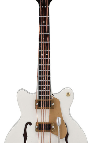 Estuche De Guitarra En Miniatura De Madera Modelo Mini Instr