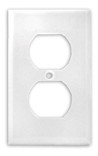 Tapa Plastica Doble 270 Bakelita Blanca Gd Materiales U03fw