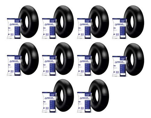 Kit Com 10 Câmaras Ar Vulcan Bor Carros Automóveis Aro 13 14