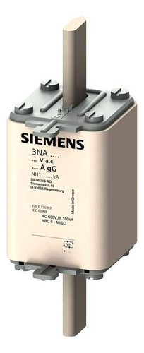 Fusivel Nh1 200a 500v Retardado 3na3140 Siemens
