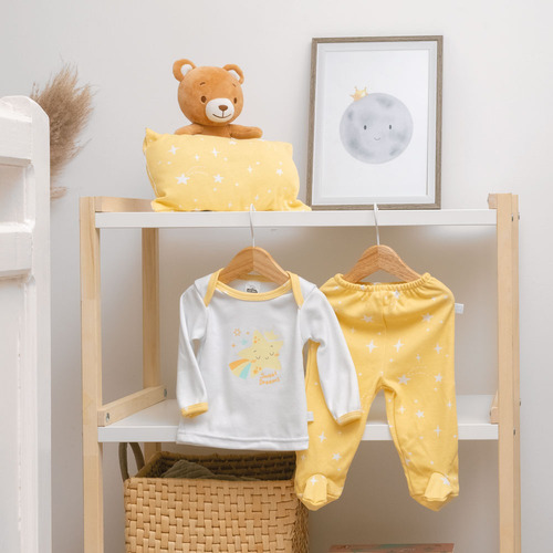 Ropa Para Bebé Baby Mink Pijamink Glow Con Almohada