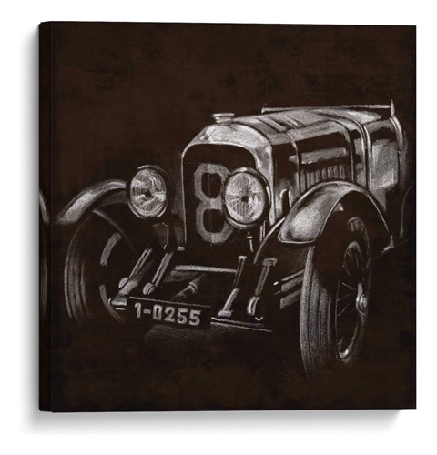 Canvas Lab Cuadro Gran Premio Vintage Ii 50x50, Ethan Harper