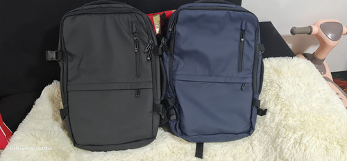 Mochila Viral Expandible Aprobada Para Cabina De Avión Usb