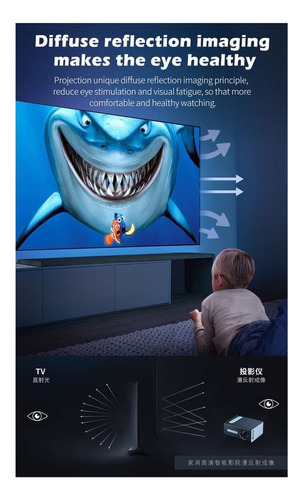 ... Proyector T300 Hd Micro Led Portátil 1080p 5000lm