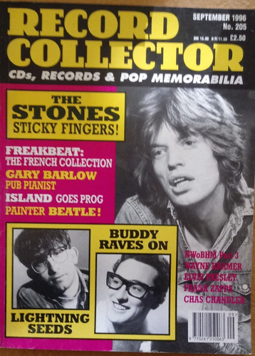 Record Collector # 205 Rolling Stones Lightning Seeds