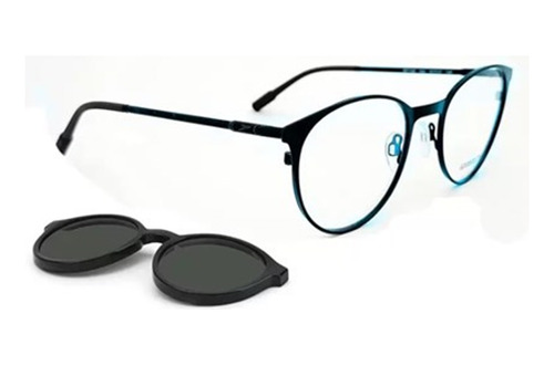 Armação De Óculos Speedo Clip On Sp1386 06a Azul Fosco