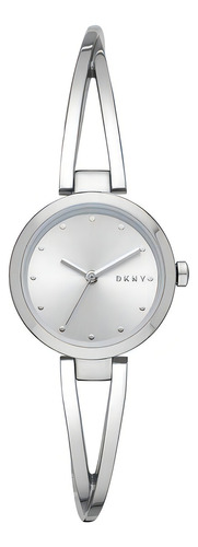 Reloj De Pulso Para Mujer Cristal Mineral Ny2789 Con 3 Manecillas De Dkny