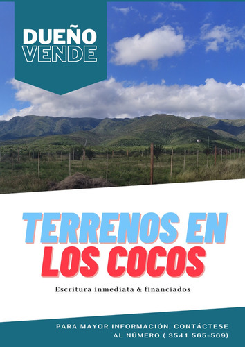 Imagen 1 de 6 de Terrenos En Los Cocos-sierras De Cordoba.