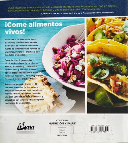 Imagen 2 de 2 de Vegetales Fermentados: Recetas Creativas Para Fermentar 64 V