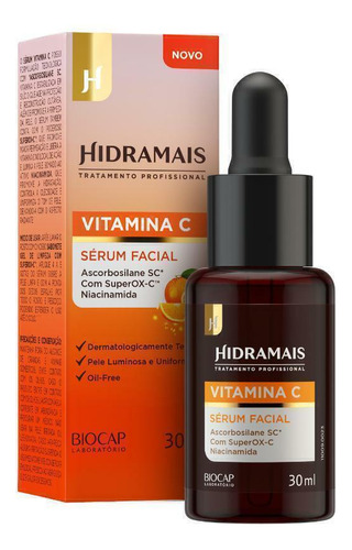 Sérum Facial Vitamina C Com Niacinamida Anti Oleosidade 30ml