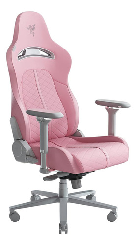 Silla Gaming Razer Enki Soporte Lumbar Curve Quartz Rosa