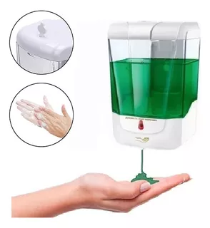 Dispensador Jabon Liquido Alcohol Gel Con Sensor Automatico