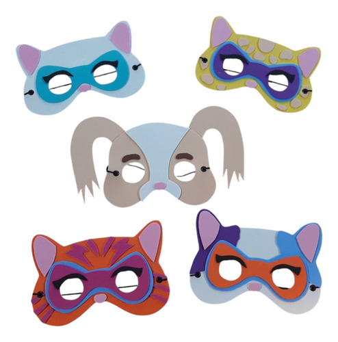 10 Antifaces Super Gatitos En Goma Eva