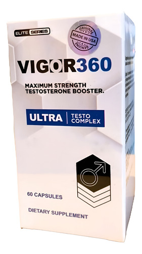 Vigor 360 - Energia Natural Virilidad Promo Unica X2 Frascos Sin Sabor