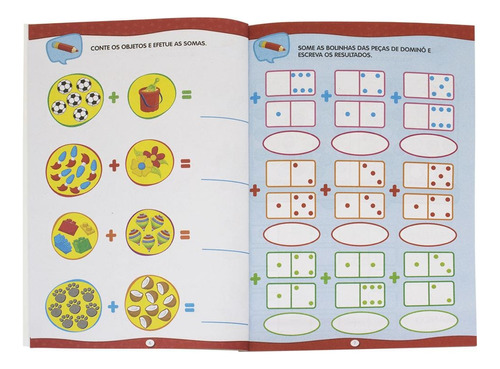 Livro De Matemática 5 6 7 8 9 Anos Atividades Exercícios Lúdicos Quatro Operações Matemáticas + Tabuada Adição Subtração Multiplicação Divisão Apoio Escolar Reforço - Matemática Básica