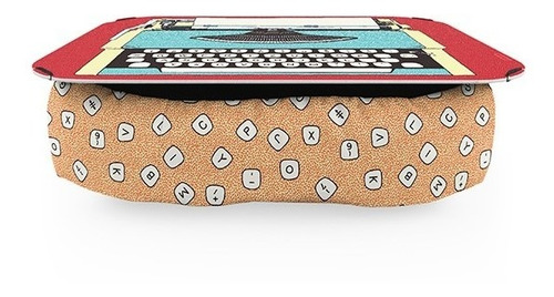 Imagem 3 de 3 de Almofada Bandeja / Suporte Notebook - Máquina De Escrever
