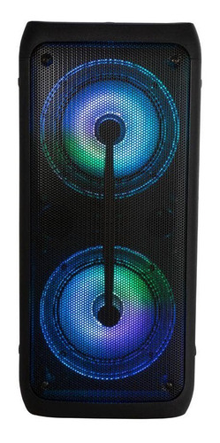 Parlante Monster 849bk Karaoke Rgb Doble 6.5 Pulgadas 7000w