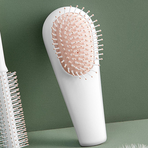 Cojín De Aire Peine Antiestático Lindo Portátil Blanco