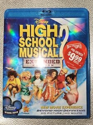 High School Musical 2 Pelicula Blu Ray Original