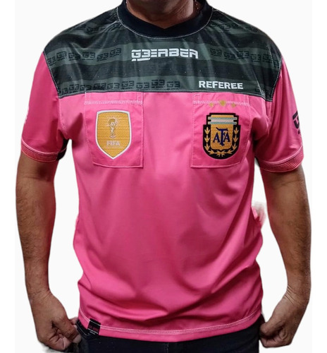 Camiseta Arbitro G3 Afa Rosa Referee Casaca Pink 